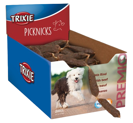 Trixie - PREMIO tuggsalami, 8 cm, nötkött - Hund - Hundgodis - ZOO.se