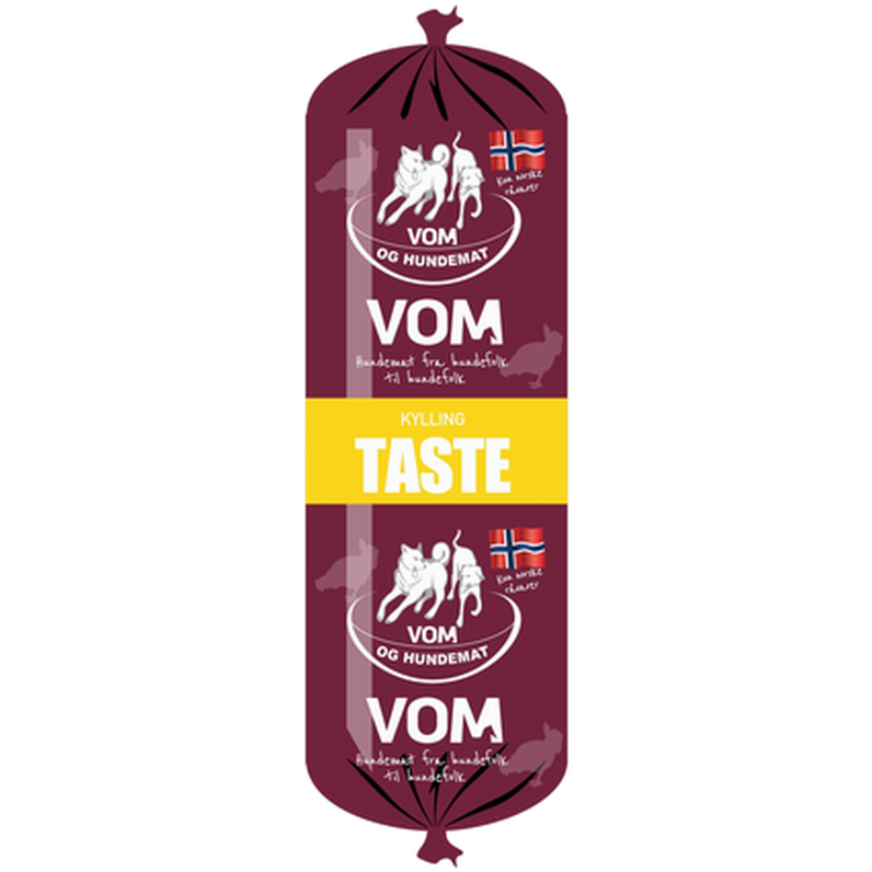 Vom og Hundemat - Taste Kyckling 500 g - Hund - Hundmat & hundfoder - Färskfoder till hund & valp - ZOO.se