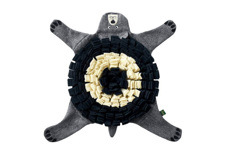 Hunter - Dog Toy Billund Playmat Bear Sniffing Carpet Grey 75x75cm - Hund - ZOO.se