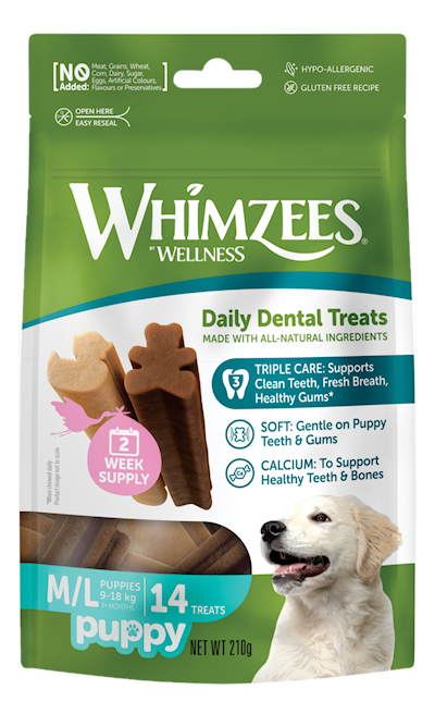 Preview of Whimzees Puppy Value Bag Mix M/L 14 st