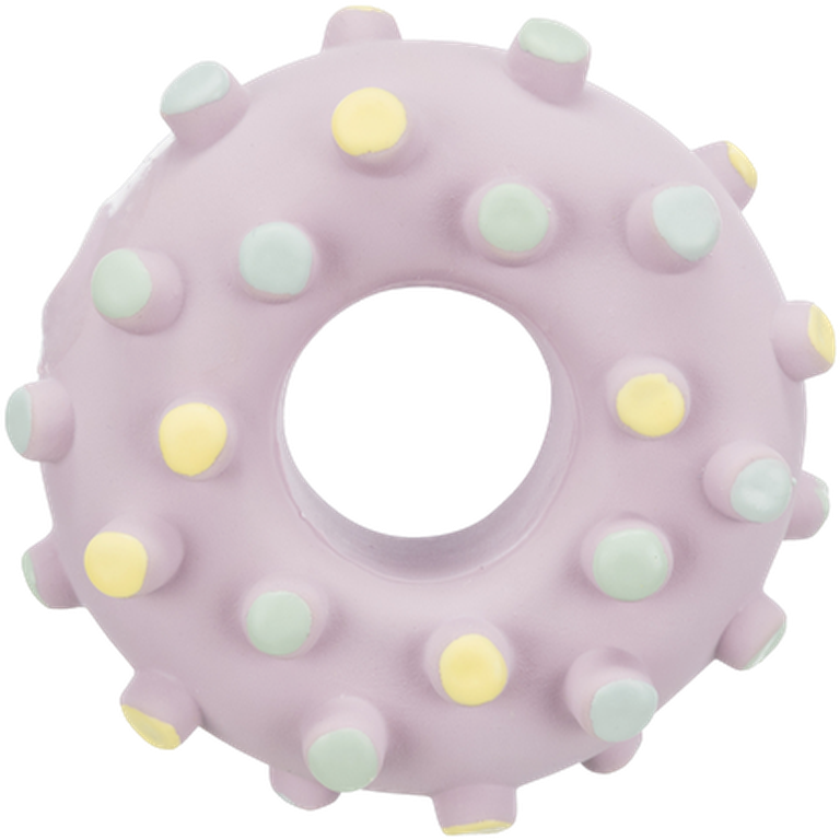 Trixie - Junior Mini Ring Silent Latex Various Colours Mix Ø 8 cm - Hund - ZOO.se