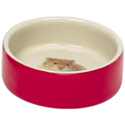 Hamster Ceramic Feeding Bowl