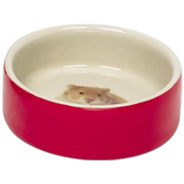 Hamster Ceramic Feeding Bowl