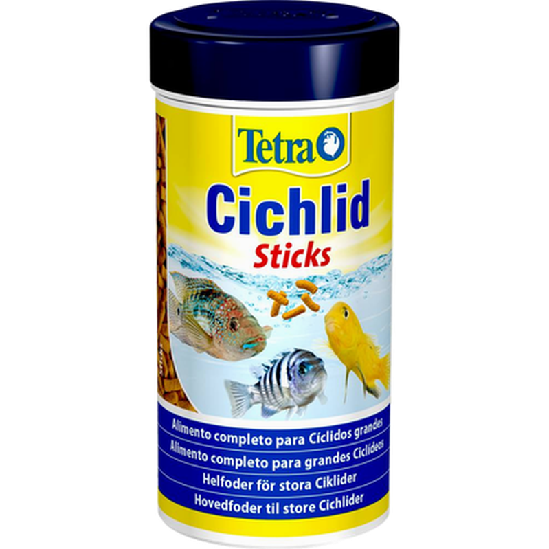 Tetra - Cichlid Sticks 250ml - Akvaristik - Fiskfoder & Fiskmat - Foderpellets & Sticks - ZOO.se