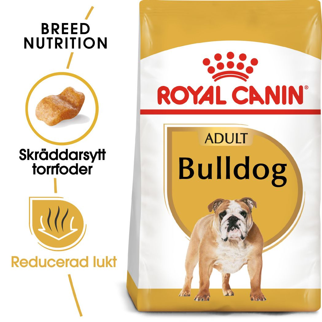 Bulldog Adult Torrfoder för hund 12 kg
