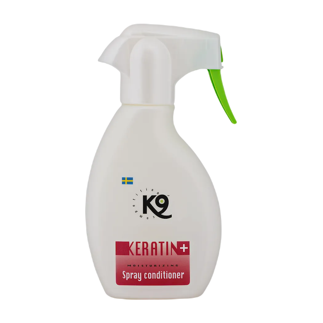 K9 Competition Keratin+ Coat Repair Moisturizer Leave In Spray Ultra-Restoring White 250 ml