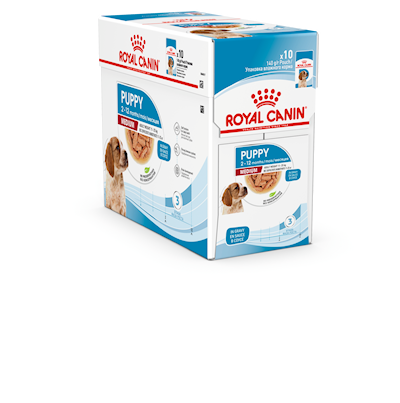 Preview of Royal Canin Medium Puppy Våtfoder för hundvalp 140 g x 10 st