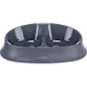 Double Plastic Bowl Non-Slip Rubber Ring Blue 0,25L x 2
