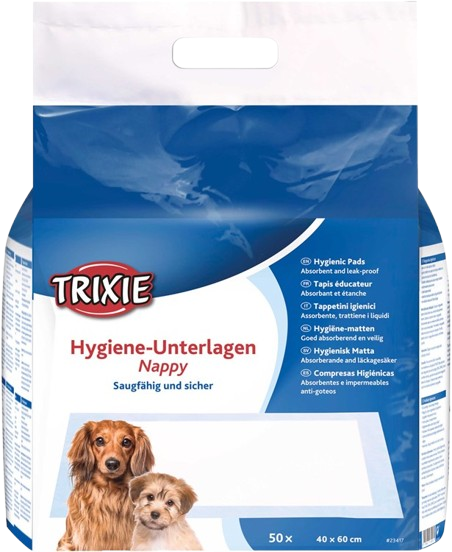 Housetrainer rullematte 40 × 60 cm, 50-pakning - Hund - Hundepleie & kosttilskudd - Valpetoalett & hundetoalett - Trixie