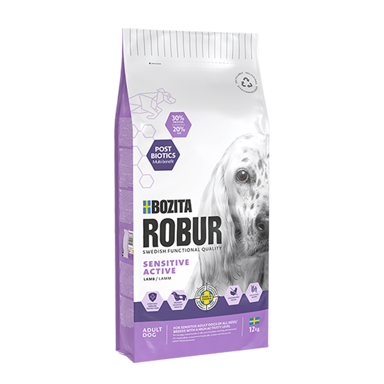 Bozita Robur - Sensitive Grain Free Active 3kg - Hund - Hundmat & hundfoder - ZOO.se