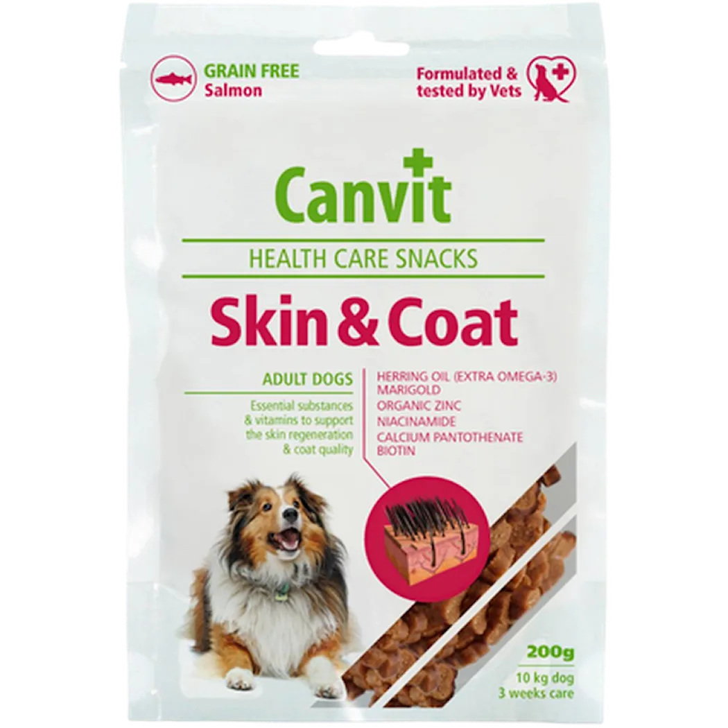 Health Care Dog Snack Skin & Coat 200 g