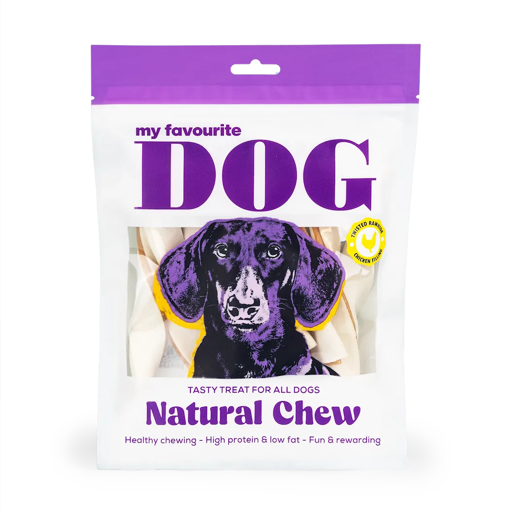 My favourite DOG Filled Rawhide Twists - Chicken 14 cm, 220 g, 10-pack
