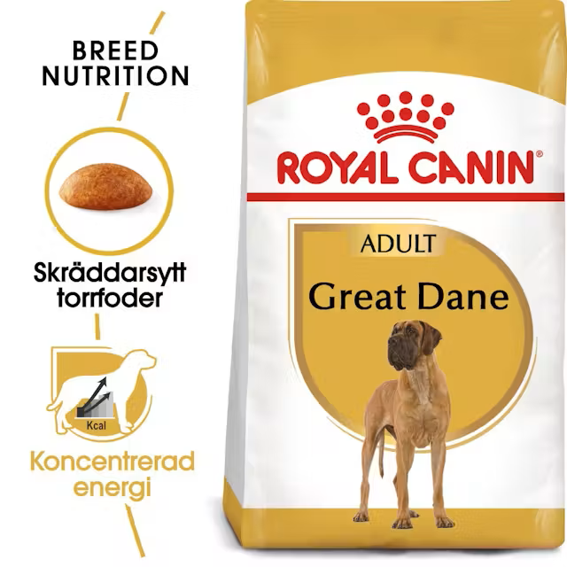 Great Dane Adult 12kg - Hund - Hundmat & hundfoder - Torrfoder f&ouml;r hund - Royal Canin - ZOO.se