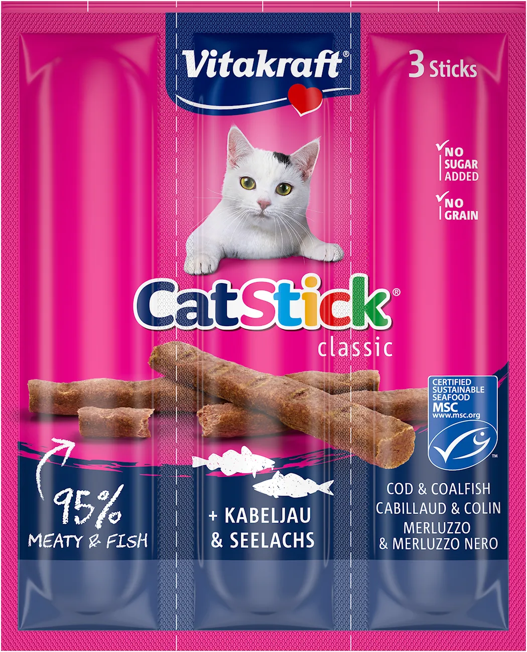 Vitakraft CatSticks Mini Torsk/Tonfisk