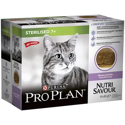Cat Nutrisavour Sterilized 7+ Turkey