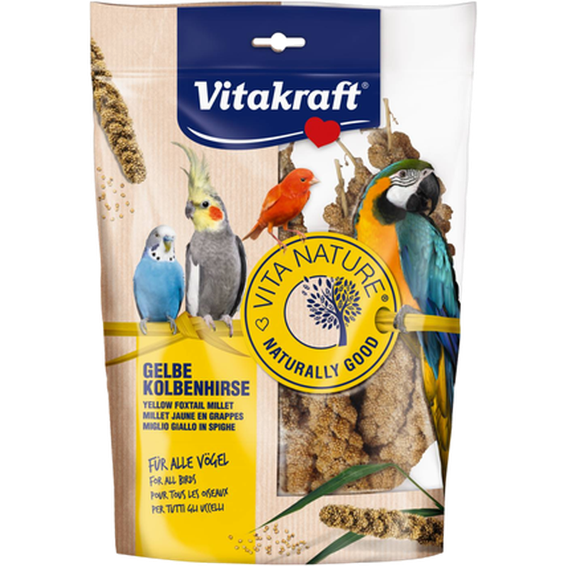 Vita Nature Hirskolvar 300 g - Fågel & tillbehör - Fågelgodis & Kräcker - Naturgodis, Hirskolvar & Nötter för fåglar - Vitakraft - ZOO.se