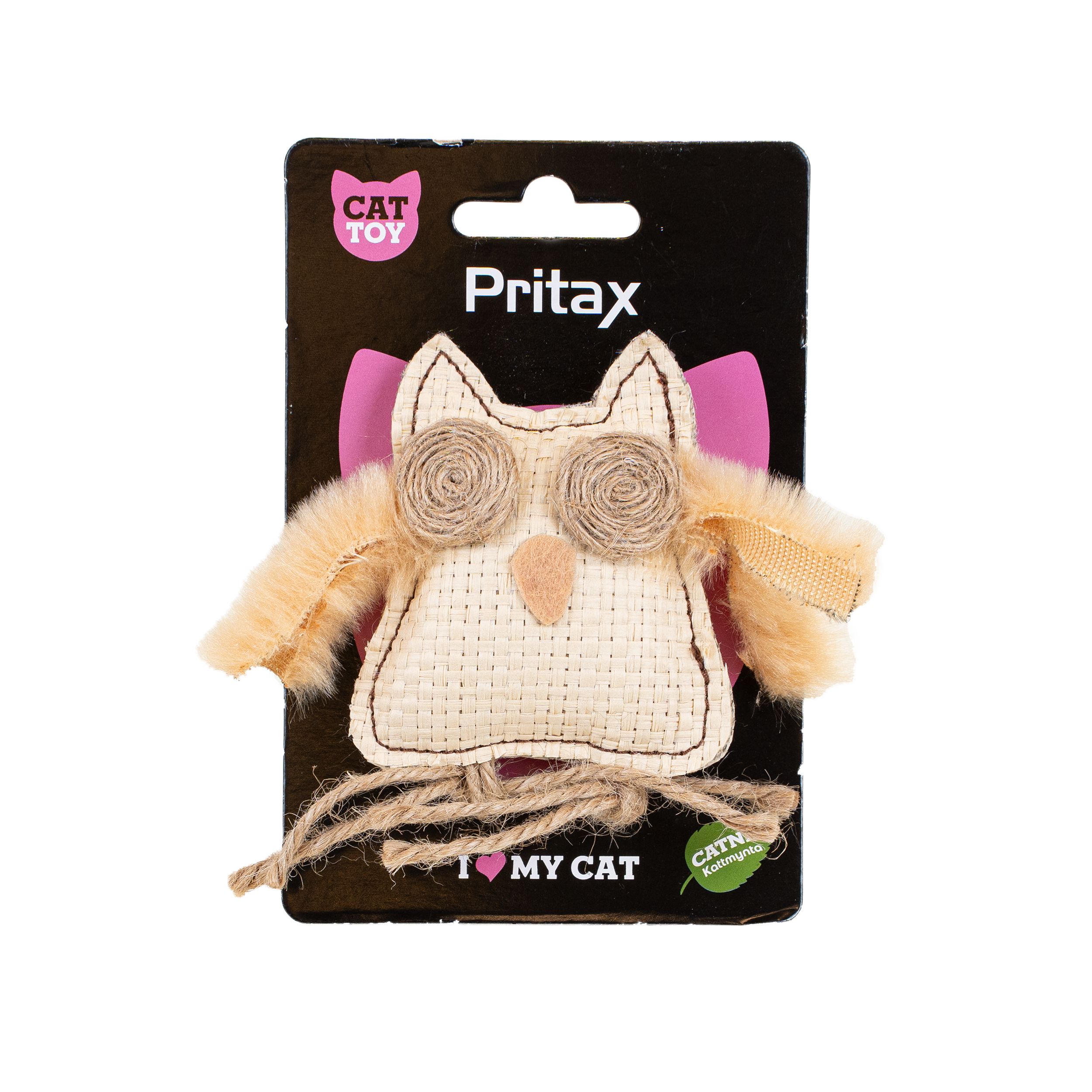 Pritax - Kattleksak Natural Arwen, 7x13x2cm, Brun - Katt - Kattleksaker - ZOO.se