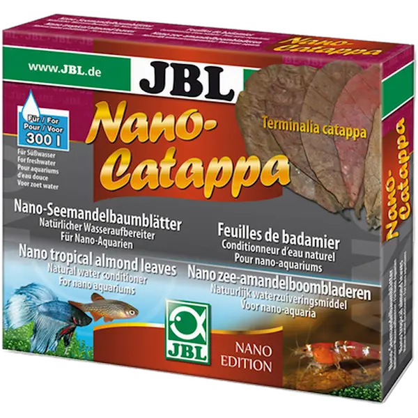 Nano-Catappa tropiske mandelblader for friskt vann 10-p