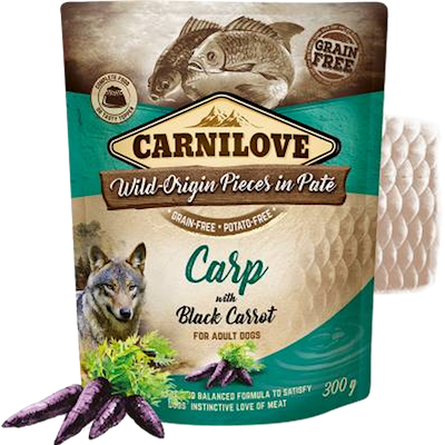 Preview of Carnilove Dog Pouch Paté Carp with Carrot 300 g