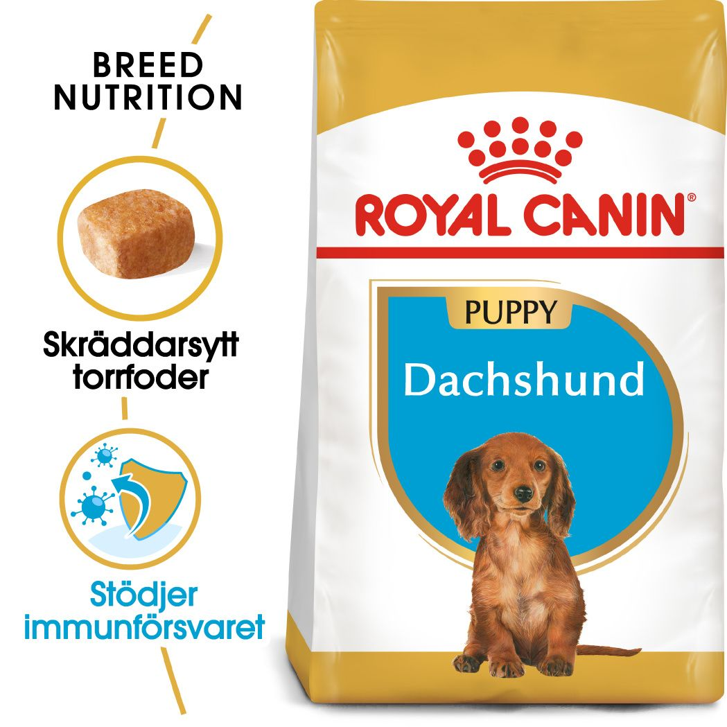 Dachshund Puppy Torrfoder för hundvalp 1,5 kg