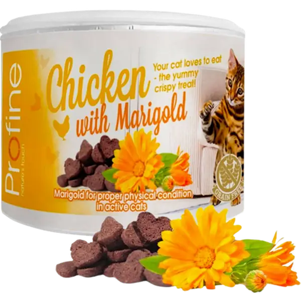 Cat Crunchy Snack Chicken & Marigold Yellow 50 g