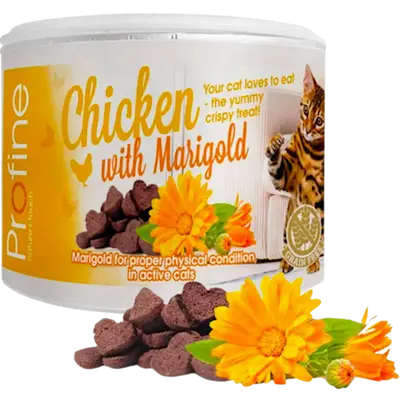 Cat Crunchy Snack Chicken & Marigold 50g