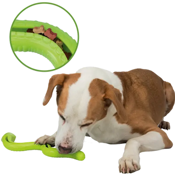 Snack-Snake TPR Constricted - Snacksorm Green 42 cm