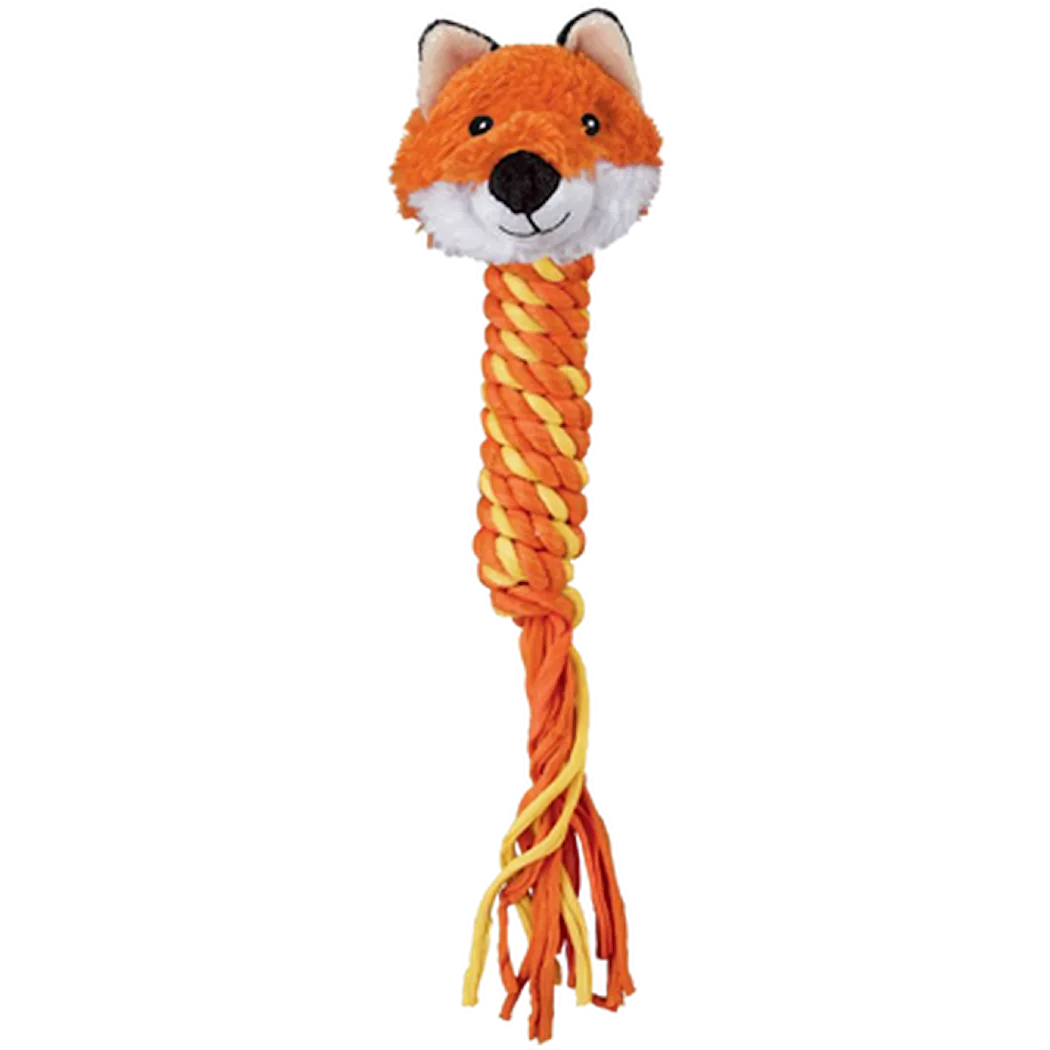 Winder Fox Dog Toy Orange Medium