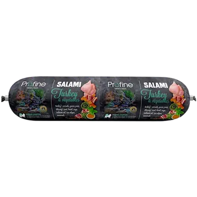 Dog Wet Food Salami Turkey & Vegetables 800g x 12