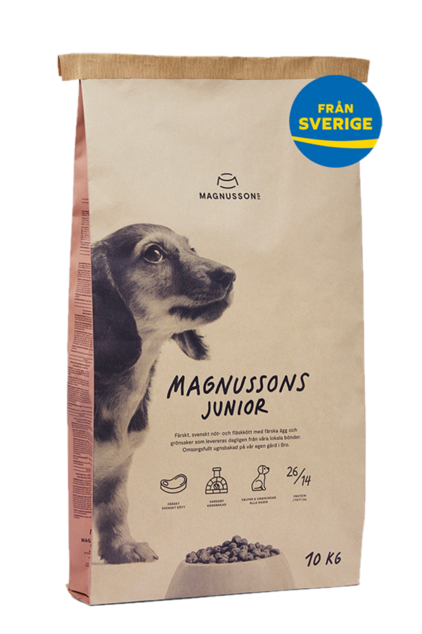 Magnussons - Junior - 10kg - Hund - Hundmat & hundfoder - Torrfoder för hund - ZOO.se