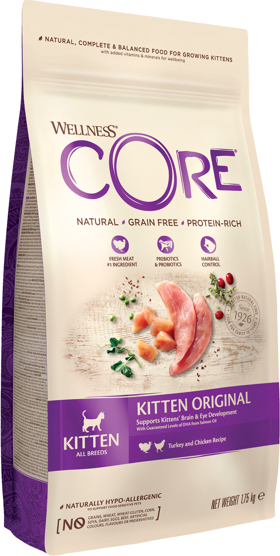 CORE Petfood - Kitten Original Chicken & Turkey 1,75 kg - Katt - Kattfoder & kattmat - ZOO.se