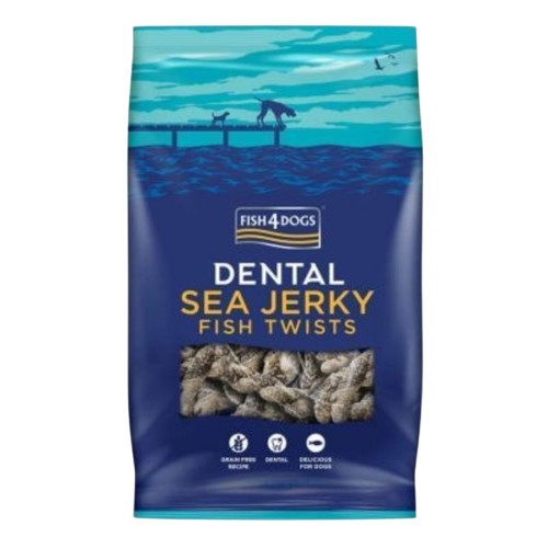 Fish4Dogs - Jerky Fish Twists 100 g - Koirat - Koiran herkut ja puruluut - Koiranluut ja solmuluut