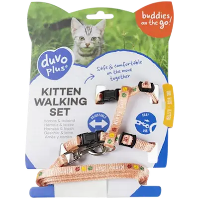 Kitten Walking Set Kitty Cat Mix - Comfortable harness and lead
