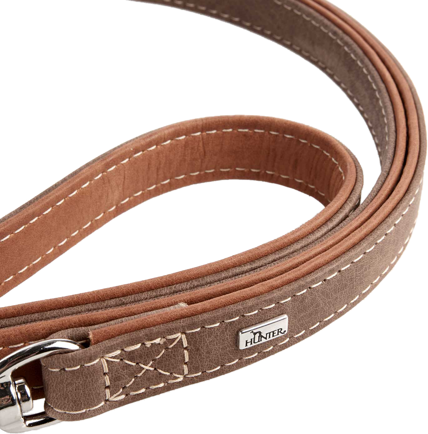 hunter_dog_leash_leather_training_adjustable_tabac
