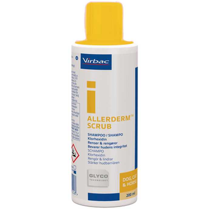 Virbac - Allerderm Scrub Schampo 250 ml - Hund - Pälsvård Trim & Hundbad - ZOO.se