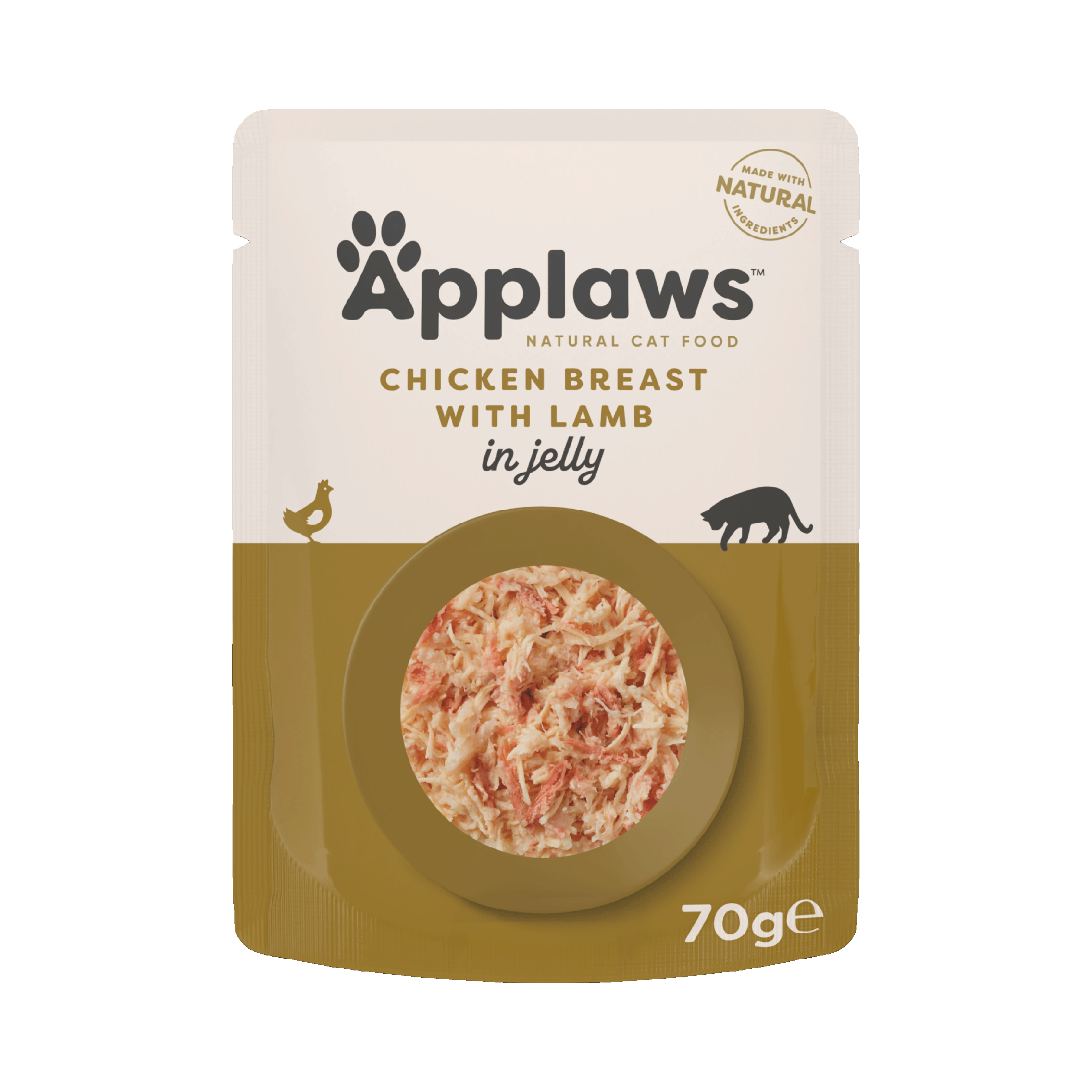 Cat Pouch Chicken + Lamb Gelé 70 g