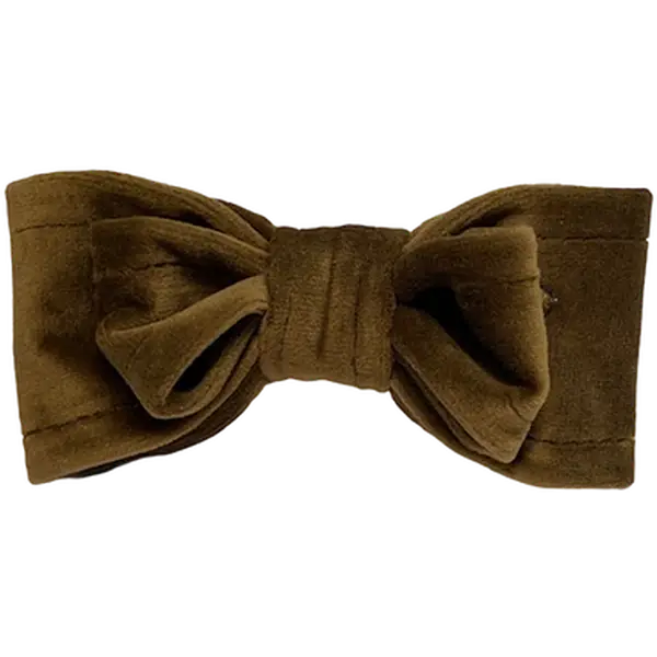 Rosett/Fluga Bow Tie Velvet - Fluga Sammet Gray 12 cm