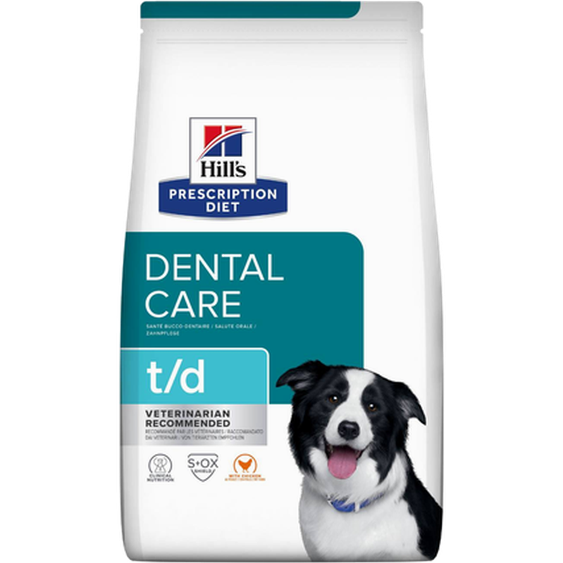 Hill's Prescription Diet Dog - t/d Dental Care 4kg - Hund - Hundefôr & hundemat - Veterinærfôr for hund - ZOO.no