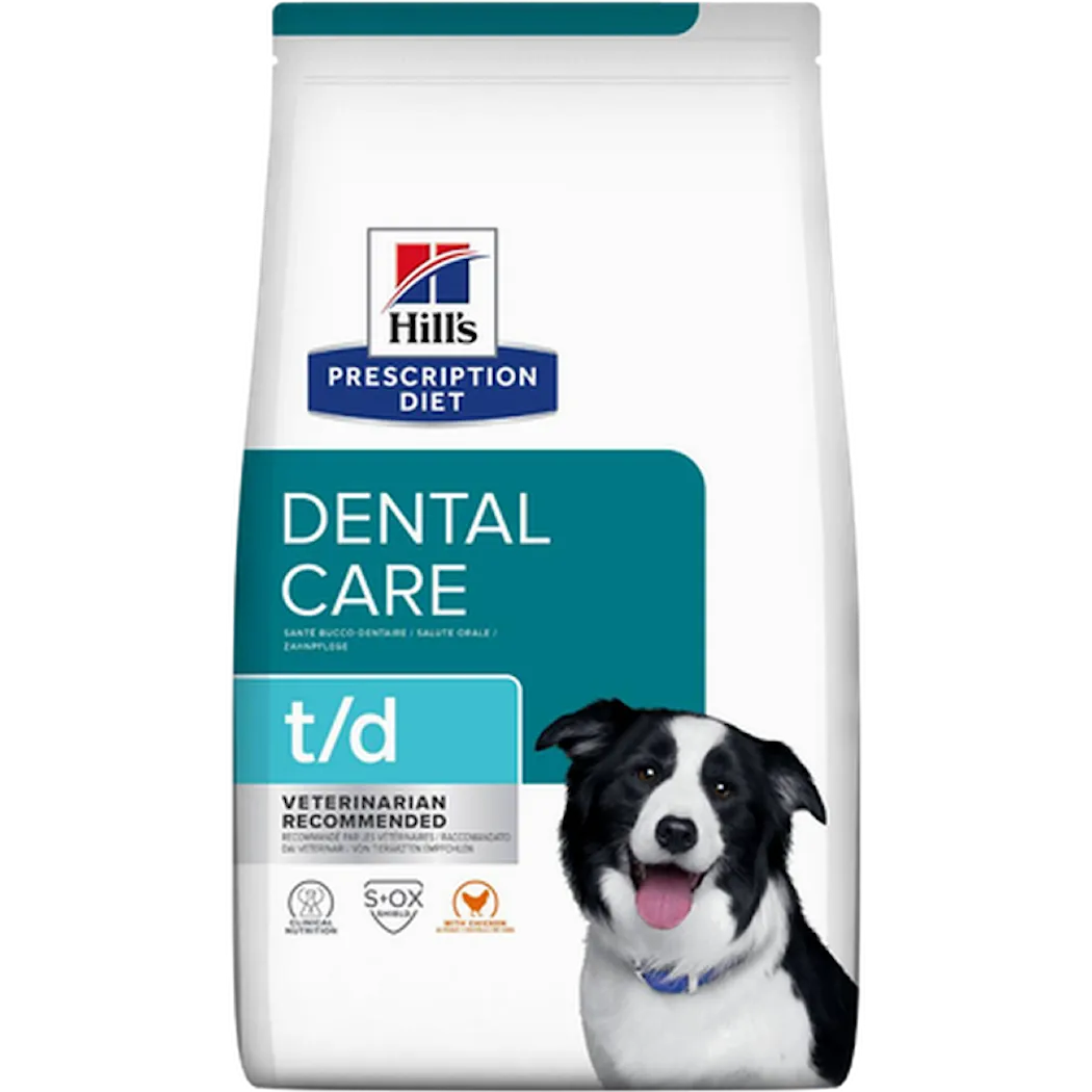 Hill's Prescription Diet Dog Adult t/d Dental Care Chicken - Dry Dog Food