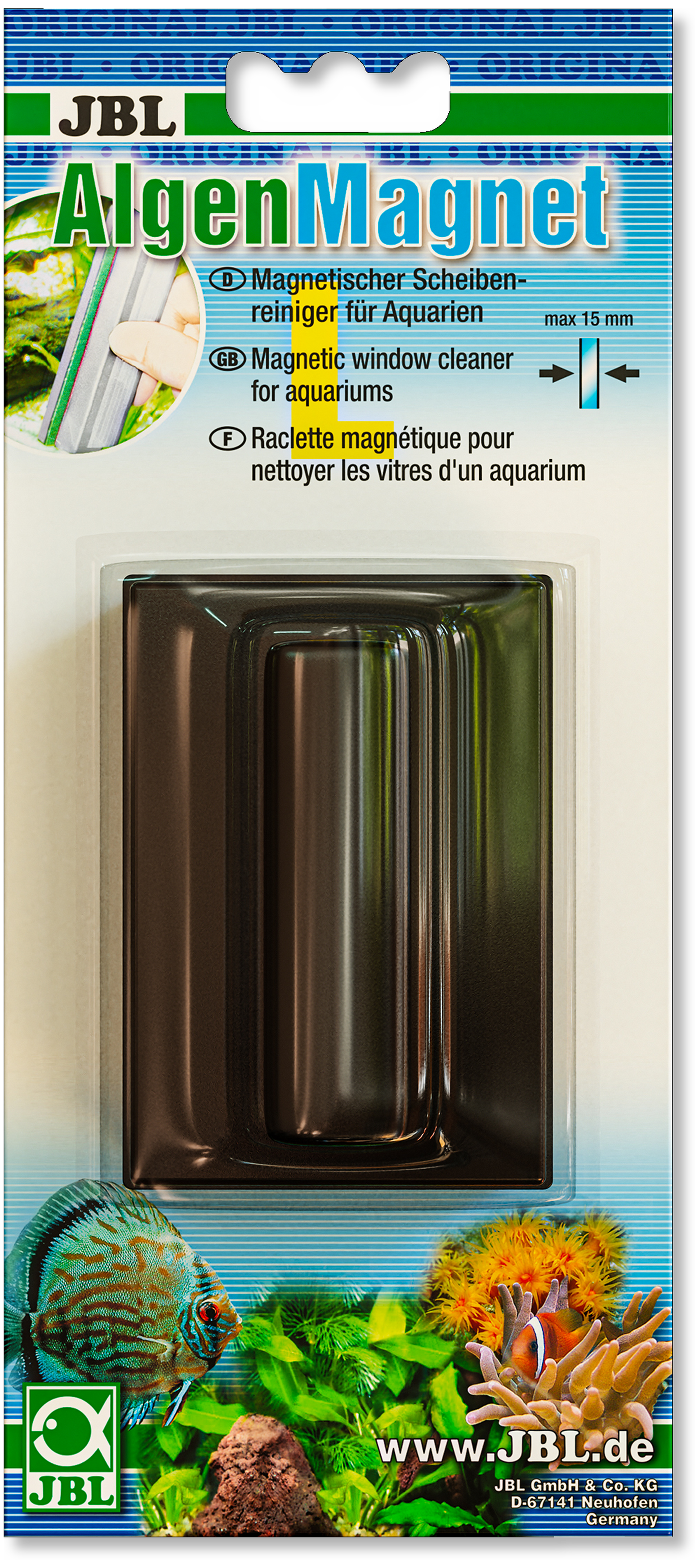 Algae Magnet Glass Cleaning Magnet L  max 15 mm