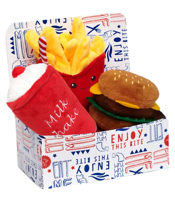 Hundleksak Meal Deal Box Hamburger