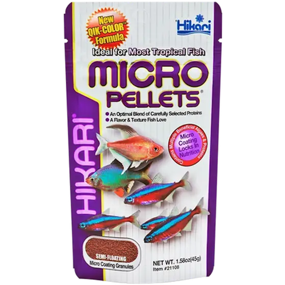 Micro Pellets Neontetra & Cardinaltetra Pellets Purple 45 g