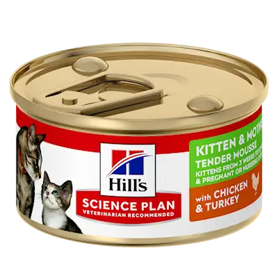 Kitten Nutrition Mousse Chicken & Turkey Canned - Wet Cat Food