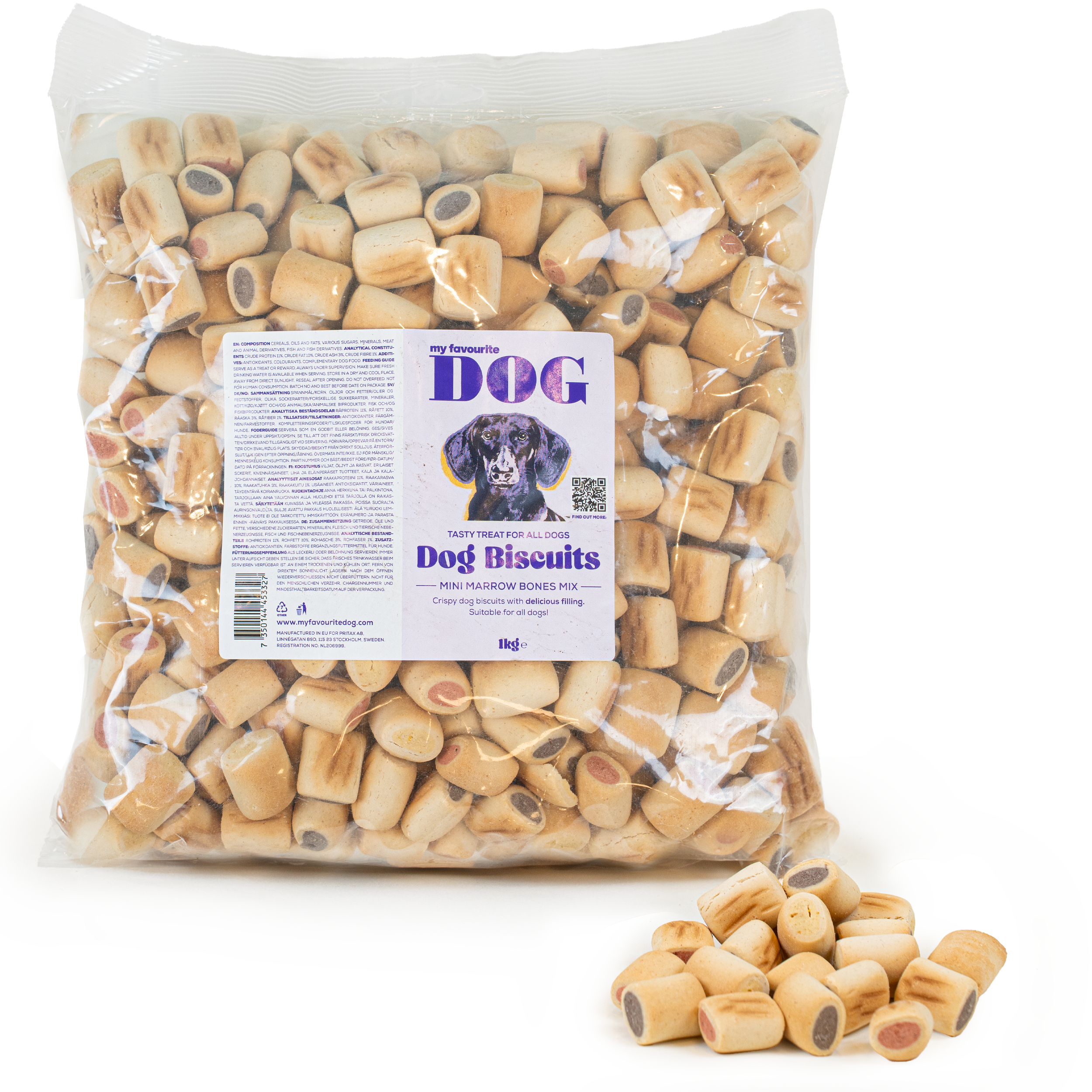 My favourite DOG - Koiran keksit Märgben mini mix 1 kg - Koirat - Koiran herkut ja puruluut - Palkitsemisherkut