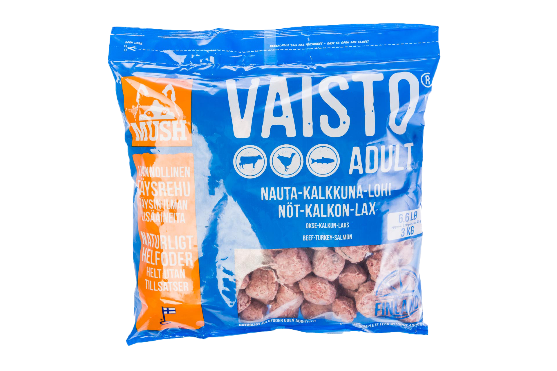 Mush Vaisto Nöt-Kalkon-Lax