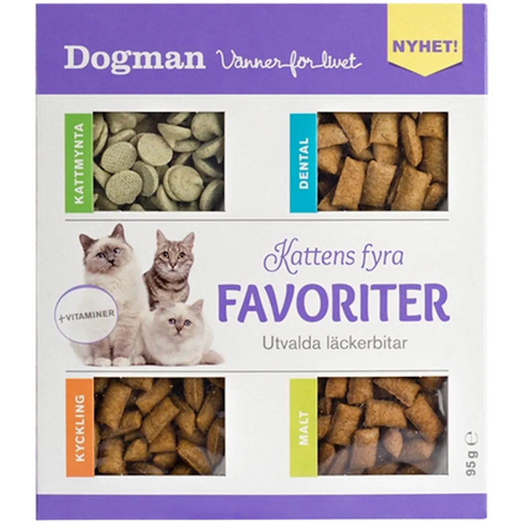 Dogman Kattens fyra favoriter 95 g