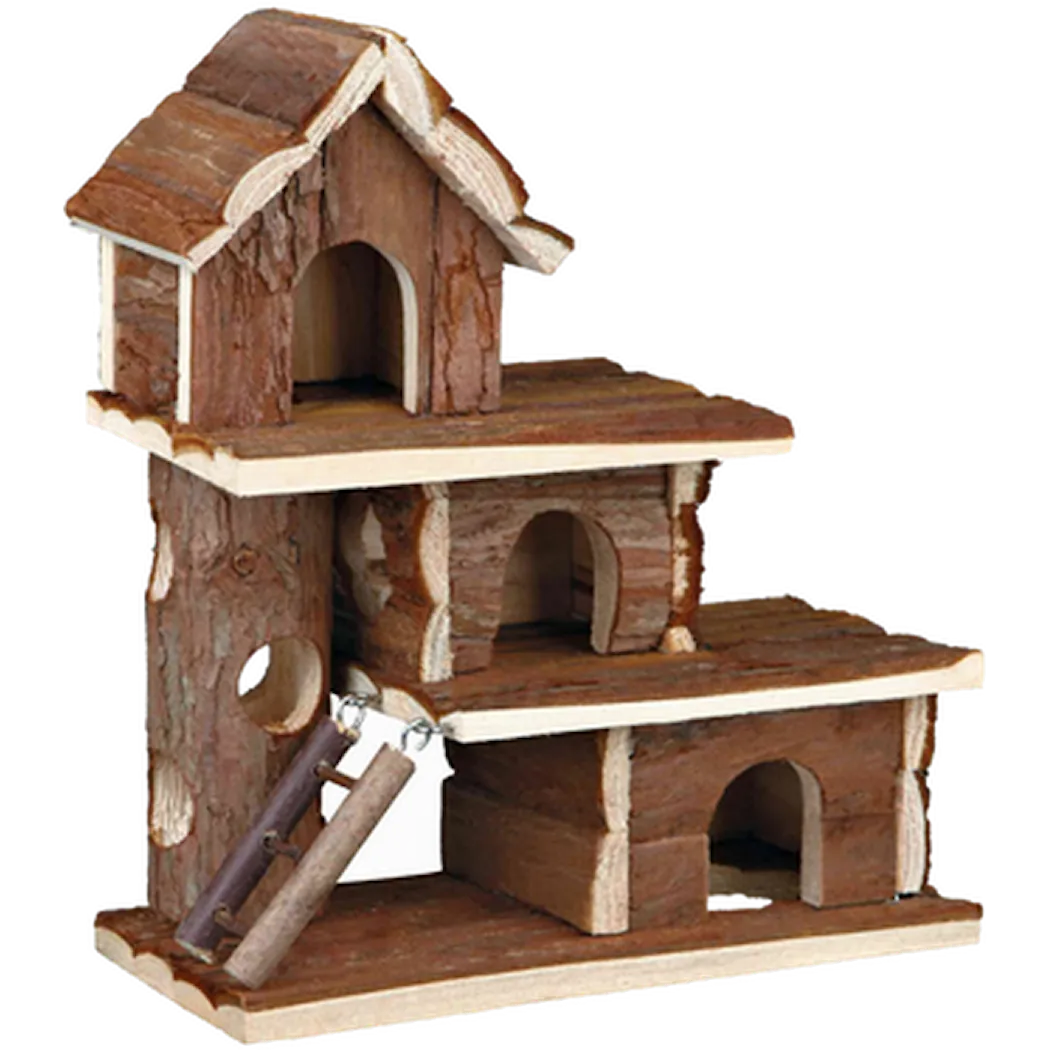 Trixie Natural Living Tammo House Natural Wood Brown 25 x 30 x 12 cm