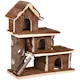 Natural Living Tammo House Natural Wood Brown 25 x 30 x 12 cm