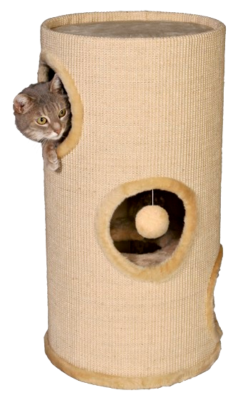 Trixie - Klorestativ Samuel Cat-Tower 37x70 cm, 3 etasjer, Beige - Katt - Kloretre og kloremøbler - Kloremøbler og kloretønner - ZOO.no