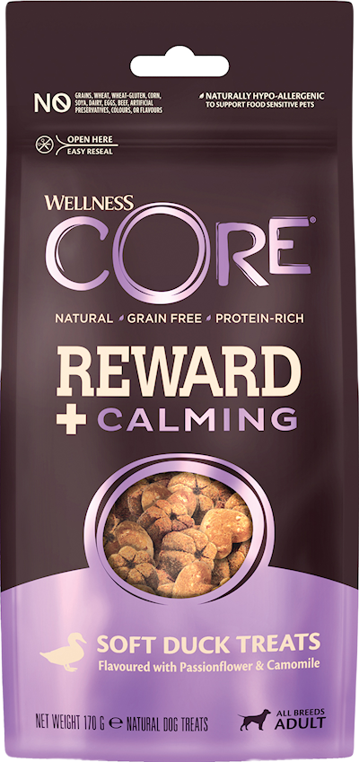 Preview of Core Petfood Reward+ Treats Duck Calming 170g